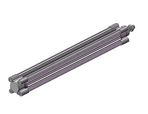 CP96SDB40-400C  CILINDRO PNEUMATICO DUPLA ACAO ISO 15552 DIAMETRO 40 MM CURSO 400 MM - SERIE CP96-C SMC                    NCM :  84123110