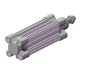 CP96SDB50-100C  CILINDRO PNEUMATICO DUPLA ACAO ISO 15552 DIAMETRO 50 MM CURSO 100 MM - SERIE CP96-C SMC                    NCM :  84123110
