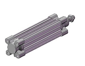 CP96SDB50-160C  CILINDRO PNEUMATICO DUPLA ACAO ISO 15552 DIAMETRO 50 MM CURSO 160 MM - SERIE CP96-C SMC                    NCM :  84123110