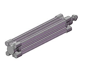 CP96SDB50-250C  CILINDRO PNEUMATICO DUPLA ACAO ISO 15552 DIAMETRO 50 MM CURSO 250 MM - SERIE CP96-C SMC                    NCM :  84123110