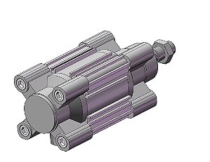 CP96SDB63-25C  CILINDRO PNEUMATICO DUPLA ACAO ISO 15552 DIAMETRO 63 MM CURSO 25 MM - SERIE CP96-C SMC                    NCM :  84123110