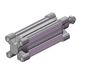 CP96SDB80-160C  CILINDRO PNEUMATICO DUPLA ACAO ISO 15552 DIAMETRO 80 MM CURSO 160 MM - SERIE CP96-C SMC                    NCM :  84123110