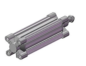 CP96SDB80-200C  CILINDRO PNEUMATICO DUPLA ACAO ISO 15552 DIAMETRO 80 MM CURSO 200 MM - SERIE CP96-C SMC                    NCM :  84123110