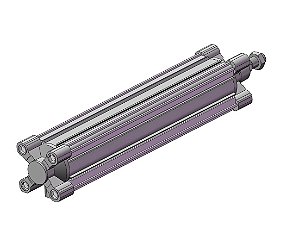 CP96SDB80-400C  CILINDRO PNEUMATICO DUPLA ACAO ISO 15552 DIAMETRO 80 MM CURSO 400 MM - SERIE CP96-C SMC                    NCM :  84123110