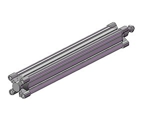 CP96SDB80-600C  CILINDRO PNEUMATICO DUPLA ACAO ISO 15552 DIAMETRO 80 MM CURSO 600 MM - SERIE CP96-C SMC                    NCM :  84123110