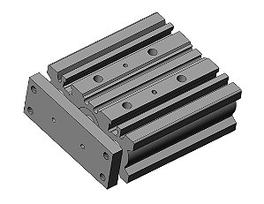 MGPM20-50Z  CILINDRO COMPACTO GUIADO DIAMETRO 20 MM CURSO 50 MM - SERIE MGP-Z SMC                    NCM :  84123110