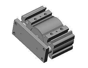 MGPM80-50Z  CILINDRO COMPACTO GUIADO DIAMETRO 80 MM CURSO 50 MM - SERIE MGP-Z SMC                    NCM :  84123110