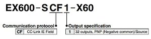 EX600-SCF1-X60 UNIDADE DE INTERFACE SERIAL SERIE EX SMC                    NCM :  85176294