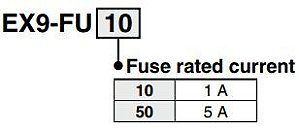 EX9-FU05 FUSIVEL PARA MODULO DE ENTRADA EX250-IE SERIE EX SMC                    NCM :  85361000