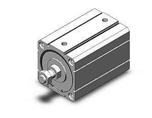 CD55B80-80M CILINDRO COMPACTO PNEUMATICO DUPLA ACAO ISO 21287 DIAMETRO 80 CURSO 80 MM - SERIE C55 SMC                    NCM :  84123110