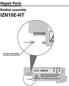 IZN10E-NT CONJUNTO DA AGULHA DE ELECTRODOS   SERIE IZN SMC                    NCM :  85439010