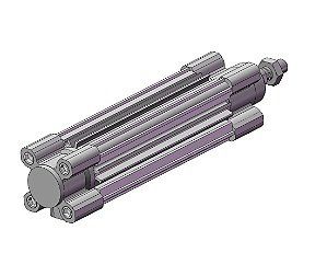 CP96SDB32-105 CILINDRO PNEUMATICO DUPLA ACAO ISO 15552 DIAMETRO 32 MM CURSO 105 MM   SERIE CP96  SMC                    NCM :  84123110