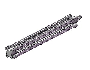 CP96SDB32-320 CILINDRO PNEUMATICO DUPLA ACAO ISO 15552 DIAMETRO 32 MM CURSO 320 MM   SERIE CP96  SMC                    NCM :  84123110