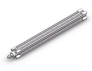 CP96SDB40-1600 CILINDRO PNEUMATICO DUPLA ACAO ISO 15552 DIAMETRO 40 MM CURSO 1600 MM   SERIE CP96  SMC                    NCM :  84123110