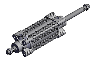 CP96SDB63-100W CILINDRO PNEUMATICO DUPLA ACAO COM HASTE PASSANTE  ISO 15552 DIAMETRO 63 MM CURSO 1000 MM   SERIE CP96  SMC                    NCM :  84123110