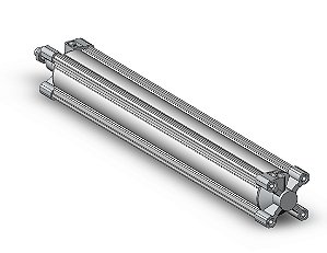CP96SDB125-1000 CILINDRO PNEUMATICO DUPLA ACAO ISO 15552 DIAMETRO 125 MM CURSO 1000 MM   SERIE CP96  SMC                    NCM :  84123110