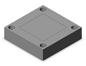 SP2530 PLACA DE FIXACAO A VACUO 250X250 MM SMC                    NCM :  76169900