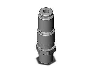 KSH04-01S  CONEXAO ROTATIVA RETA DE PLASTICO TUBO 4 MM ROSCA 1/8           NCM :  39174090