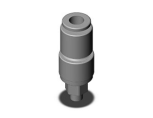 KSH06-M5  CONEXAO ROTATIVA RETA DE PLASTICO TUBO 6 MM ROSCA M5         NCM :  39174090