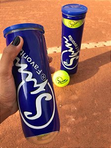 Tubo pressurizado com 3 bolas de tênis SPINFavorita