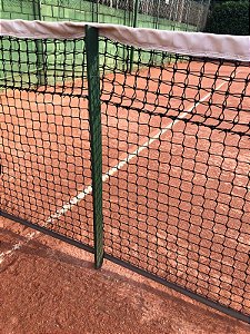 Poste auxiliar simples (par) para quadra de tênis