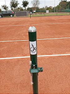 Poste de tênis SPINFerro (par) com catraca - padrão de cor verde