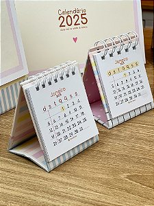 MINI CALENDÁRIO DE MESA