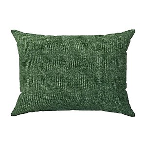 Capa De Almofada Retangular/Baguete - Linho Verde