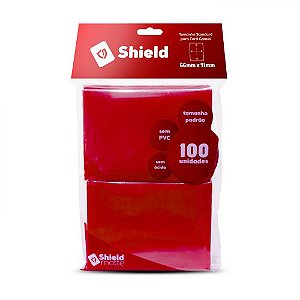 Central Shield - Matte: Vermelho
