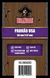 Sleeves USA (56mm x 87mm) Bucaneiros - 100 unidades