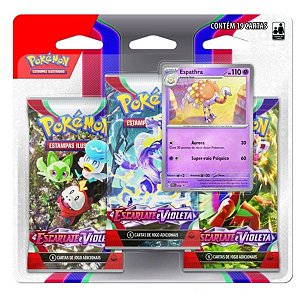Pokémon Blister Triplo - Pokémon Espathra - Escarlate e Violeta EV1