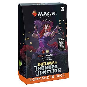 Commander Deck: Most Wanted - Os Fora da Lei de Encruzilhada do Trovão - Magic MTG Outlaws of Thunder Junction