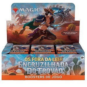 Booster Jogo Box: Os Fora da Lei de Encruzilhada do Trovão Magic the Gathering MTG Outlaws of Thunder Junction