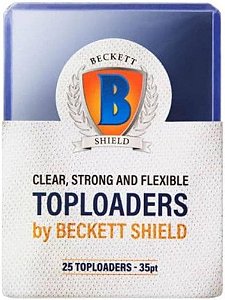 Beckett Shield - Toploaders: 35 pt Top Loader