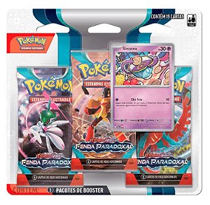 Pokémon Blister Triplo: SINISTEA Escarlate e Violeta Scarlet and Violet - EV4