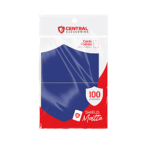 Central Shield - Matte: Azul Marinho
