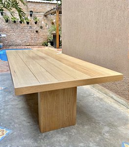 Mesa de Jantar Madero 2.40x1.00 - Breton (Mostruário de Loja)
