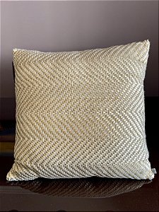 Almofada Frame Chevron em Couro 50x50 - Codex Home (Apartamento Decorado)
