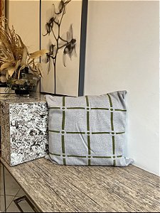 Almofada Geomêtrica em Tricot 50x50 - Tri.Co (Apartamento Decorado)