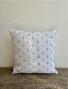 Almofada Colorida em Algodão 37x37 - Zara Home (Apartamento Decorado)