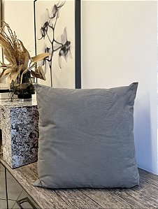 Almofada Lisa em Lona 50x50 - Artesanal (Apartamento Decorado)