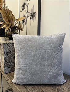 Almofada Lisa em Gorgurão 48x48 - Artesanal (Apartamento Decorado)