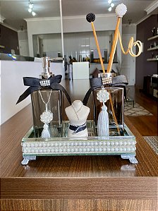 Kit Lavabo Luxo 3 Peças - Artesanal (Mostruário de Loja com Detalhe)