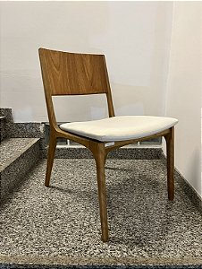 Cadeira Marcela sem Braço Estofada   - Breton (Mostruário de Loja)
