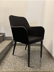 Cadeira Sasha com Braço em Lona - Breton (Mostruário de Loja)