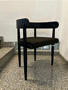 Cadeira Dobra com Braço em Algodão Rústico - Breton (Mostruário de Loja)