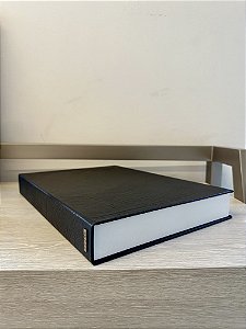 Caixa Livro Book Box PU Preto - Bookx