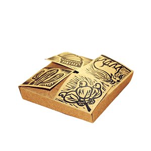 Coleção de Mini Xilogravuras