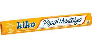 PAPEL MANTEIGA 30CM X4MT KIKO