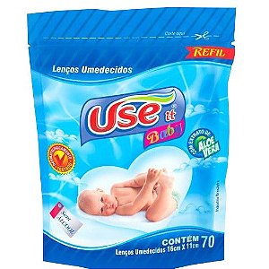 lenço umedecido refil 70 unidades use it  praticidade e cuidado diário